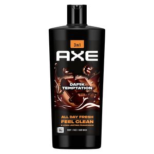 Axe Dark Temptation XXL 3-in-1 Shower Gel & Shampoo for Long-Lasting Freshness and Fragrance, Dermatologically Tested 700ml - Product Image 5