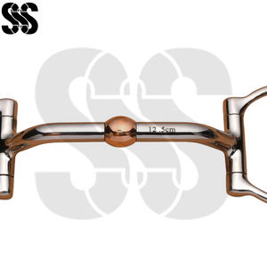 2026 Bocados de caballo tipo snaffle de acero inoxidable personalizados con anillo en D, de alta estabilidad, que evitan el deslizamiento del bocado, para entrenamiento de caballos jóvenes y equitación duradera - Product Image 5