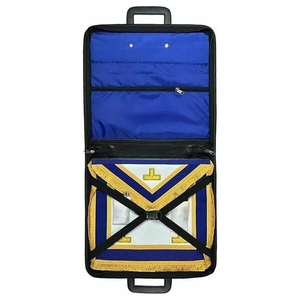 Blue Lodge Master Mason Masonic Delantal Masonic Regalia Delantal Estuches Punto de Cruz Bordado Masonic Regalia Ronpex - Product Image 2