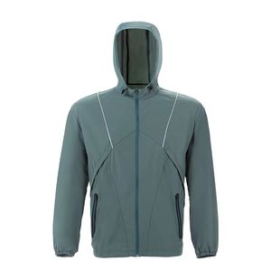 Chaqueta de Invierno para Hombre al por Mayor con Logotipo Personalizado, Impermeable, Transpirable, Ligera, Cómoda, de Alta Calidad, de Poliéster, con Cuello Alto - Product Image 1