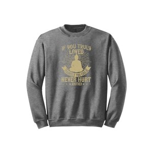 Sweat-shirt en coton mélangé Style décontracté Bouddha Thèmes Imprimer 12 Options de couleur 260-280 GSM Placement de conception personnalisable pour l'hiver - Product Image 5