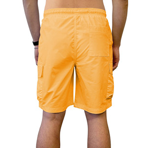 Comfort Men's 340G Heavy Casual Cargo Pocket Shorts Spring Elastic Waistband Drawstring Cargo Shorts Custom Logo Men Shorts - Product Image 5