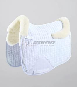 Selle anglaise matelassée douce et confortable, en coton de qualité supérieure, durable, personnalisée, selle d'équitation, selle sur mesure - Product Image 4