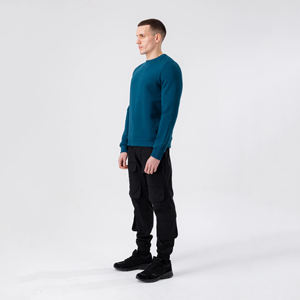 Sudadera de cuello redondo de algodón de alta calidad para hombre 2025, sudaderas con capucha personalizadas de lana transpirable personalizables para invierno - Product Image 4