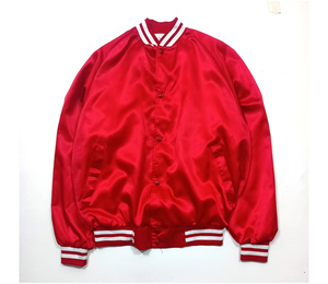 Blouson aviateur en satin personnalisé avec écusson personnalisé style universitaire Streetwear pour hommes et femmes - Product Image 1