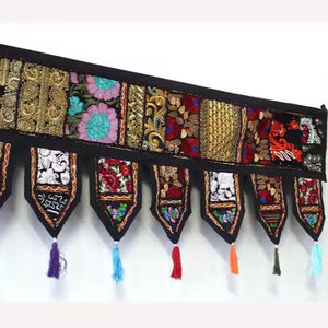 Indian <b>Vintage</b> Boho Decor Handmade <b>Door</b> Hanging Toran Wall Hanging for Christmas Great Gift for New Home in Spring - Product Image 1