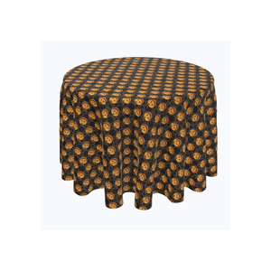 Mantel bordado más vendido 100% algodón diseño personalizado mantel redondo a precio mayorista - Product Image 6