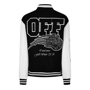 Blouson de baseball avec logo personnalisé conception chenille broderie logo blouson universitaire à la mode collage pour hommes - Product Image 6