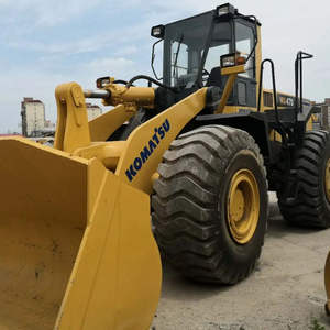 Cargador de ruedas Komatsu WA470 usado en excelentes condiciones, precio competitivo con bomba y motor de componentes básicos fiables - Product Image 1