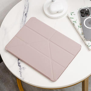2024 iPad Pro 13เคสป้องกันซิลิโคน TPU และ PU สำหรับการชาร์จและนอนหลับ - Product Image 2