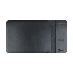 Sac d'ordinateur portable multifonctionnel portable pour affaires, étui pour ordinateur, chargeur sans fil trois-en-un, écouteurs, cuir PU - Product Image 2