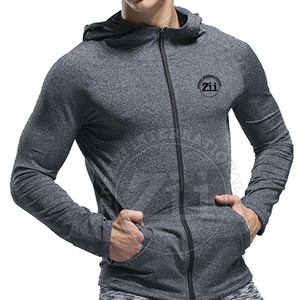Vente flash - Sweat-shirts de compression pour homme au design unique, respirants, légers, grandes tailles, en spandex/polyester, couleur unie - Product Image 2