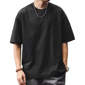 2025 été hommes rétro 100% coton T-Shirt Style américain lâche Simple décontracté bas cou numérique 3D blanc Jersey - Product Image 3