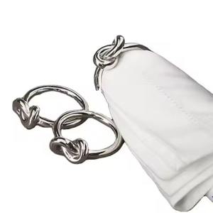 Anillo para Servilletas de Aluminio de Diseño, Excelente Calidad, Hecho a Mano, Anillo para Servilletas Chapado en Oro, Nuevo - Product Image 4