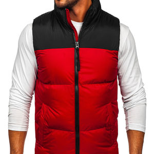 Maillot de corps personnalisé sans manches en duvet de canard gilet bouffant vierge pour hommes ensemble de gilets en duvet de canard grande taille pour hommes - Product Image 1
