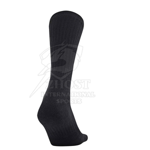 <b>Black</b> Spring Men's Crew <b>Socks</b> Knitted Spandex/Nylon/Cotton Breathable Anti-Slip Eco-Friendly Casual Dress Sports Customizable - Product Image 1