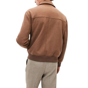 NEW 2025 Wholesale Custom Logo Baseball Jacket Plus Cotton <b>Quilted</b> Lining <b>Wool</b> Varsity Jackets for men - Product Image 4