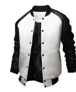 Chaqueta universitaria de béisbol personalizada unisex de alta calidad, la mejor calidad, moda, cómoda, Bombardero a granel, carta de lona Varsity para hombre - Product Image 2