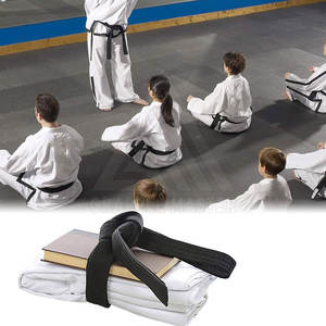2024 quantité minimale de commande bas ceintures de karaté de taille et de conception personnalisées Offre Spéciale ceintures de karaté de bonne qualité à bas prix - Product Image 5