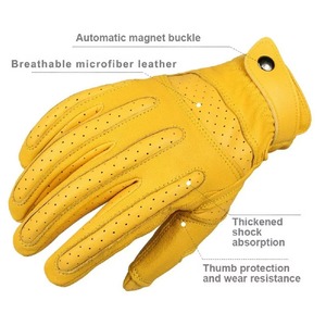 2025 nuevo diseño profesional hecho guantes de cuero ligeros guantes de pantalla táctil para uso en invierno al aire libre - Product Image 6