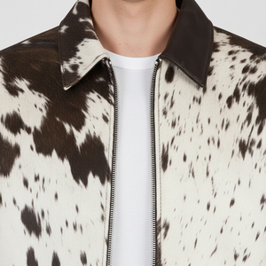 Chaqueta de Cuero Vacuno de Diseño Personalizado, Estilo Urbano, en Oferta, Precio Razonable, Chaqueta de Cuero Vacuno para Hombre - Product Image 4