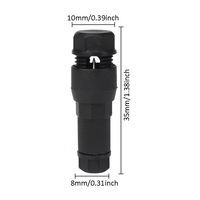 Connecteurs de câbles en alliage de cuivre et nylon pour systèmes solaires RF basse tension IP67 étanches 12V 10A mâle/femelle FPC/PCB