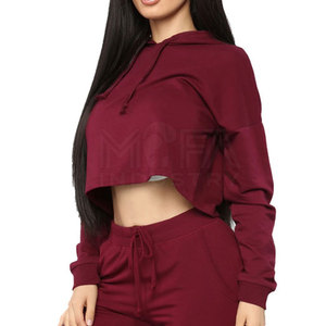 Sudaderas Cortas con Capucha Ligeras de Invierno para Mujer, Antiarrugas, con Logotipo Frontal, Tejido Transpirable para Uso Diario o Estilo Urbano - Product Image 1