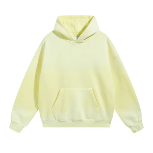 Pull à capuche surdimensionné pour hommes, délavé à l'acide, en coton doux à manches longues, avec logo imprimé personnalisé, vente en gros de sweats à capuche pour hommes à coupe ample - Product Image 1