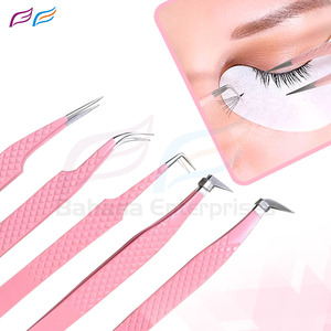 แหนบต่อขนตาปลายไฟเบอร์เคลือบสีพรีเมียม พร้อมบริการ OEM สำหรับผู้นำเข้าผลิตภัณฑ์ความงามโดย Bahasa Pro - Product Image 6