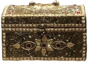 Caja de almacenamiento de joyería hecha a mano, 4 estantes de diseño único de alta calidad, a bajo precio con descuento - Product Image 2