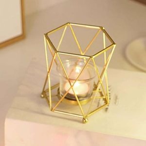 Diffuseur d'arômes en métal en gros, porte-bougie en céramique dorée, écologique, luxueux, unique, fait à la main, essentiel pour les hôtels - Product Image 4