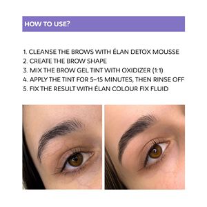 ELAN Professional Line BROW GEL TINT Graphite 20 ml - Product Image 3