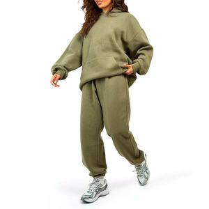 Conjunto Deportivo Informal de Invierno para Mujer, 2 Piezas, de Alta Calidad, Personalizado, para Correr - Product Image 1