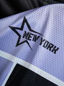 Camisetas de Hombre de Gran Tamaño con Estampado de Serigrafía de Fútbol Americano 23, Ropa Urbana de Malla, 100% Algodón, Anti-UV y Transpirable - Product Image 3