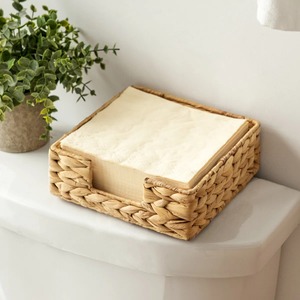 Porte-serviettes en jacinthe d'eau, table à manger, boîte de rangement artisanale, écologique, décoration naturelle pour la maison et la maison, vente en gros du Vietnam - Product Image 6