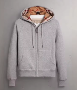 Pull à capuche pour homme personnalisable avec fermeture éclair, style crossover Buuurrry, broderie personnalisable, polaire d'hiver, coupe-vent - Product Image 5