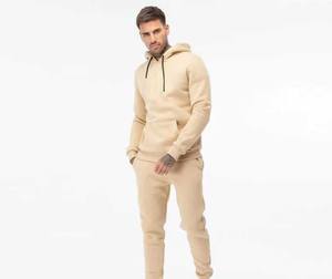 Survêtements d'entraînement pour homme à capuche, personnalisés, de haute qualité, pour l'hiver, 100% coton respirant, grammage lourd, OEM personnalisé - Product Image 2