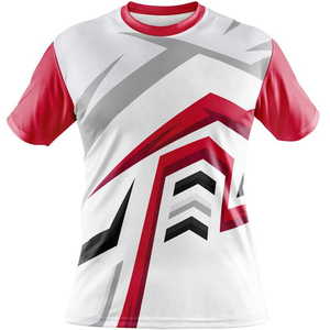 Nuevo precio barato venta precio directo de fábrica elegante pantalones cortos manga camiseta poliéster algodón diseños sublimación impresión - Product Image 5