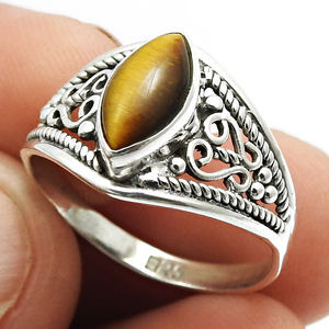 Anillo DE BODA bohemio de cuarzo ahumado de Plata de Ley 925 para hombres y mujeres, joyería fina hecha a mano, llamativos anillos elegantes de estilo Retro - Product Image 3