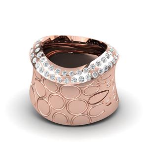 Anillos de mujer, joyería de lujo, nuevo diseño, anillos de joyería fina de oro sólido con anillo de diamantes reales para joyería de mujer - Product Image 3