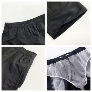 Short de sueur vierge personnalisé avec cordon de serrage lavage à l'acide bords bruts Vintage Plain French Terry Cotton Fleece Jogger Sports Wash Mens Shorts - Product Image 4