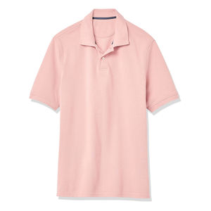 Polos para hombre algodón Casual manga corta tela transpirable cómodo moda Tops venta al por mayor ropa barata para la venta ahora - Product Image 1