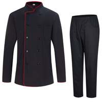 Veste et pantalon de chef pour homme MISEMIYA, origine Sri Lanka 842B8312
