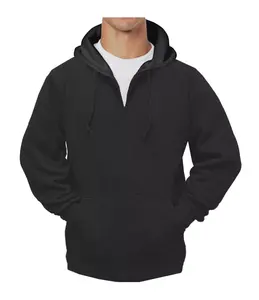 Sweat à capuche personnalisable à fermeture éclair blanche Créez votre propre tissu polaire à fermeture éclair complète 400 GSM avec capuche au design élégant et fonctionnel - Product Image 6