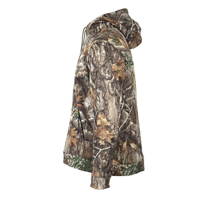 เสื้อฮู้ดลายพรางสำหรับล่าสัตว์ กันน้ำ ระบายอากาศ แห้งเร็ว ผ้าฝ้าย 100% เสื้อสเวตเชิ้ตสำหรับกิจกรรมกลางแจ้ง  รับทำโลโก้ตามสั่ง บริการ OEM - Product Image 6