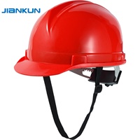 Casque de sécurité portable en ABS, demi-couverture, anti-poussière, léger, haute résistance aux chocs, pour la construction