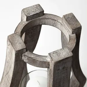 Bougeoirs à lumière unique en bois de haute qualité - Product Image 6