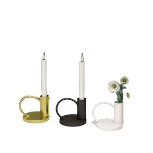 Bougeoir en métal, meilleure vente pour décorer la maison, hôtel, restaurant, décoration de table de mariage, quantité en vrac 2024 - Product Image 1