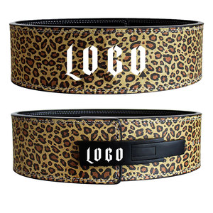 เข็มขัดหนังวัวสำหรับเล่นฟิตเนสเข็มขัดสำหรับยิมเข็มขัดพยุงหลังสำหรับออกกำลังกายยกน้ำหนักปรับแต่งโลโก้ได้ตามต้องการ - Product Image 3