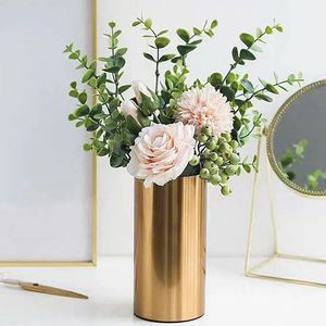 Floreros de hierro hechos a mano para decoración para sala de estar, precio barato al por mayor, floreros de tamaño personalizado - Product Image 1